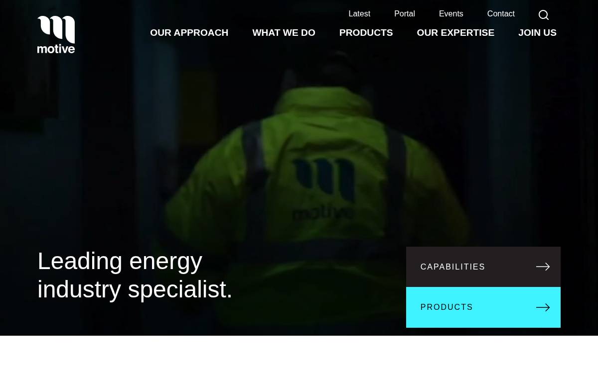 Motive Offshore website preview