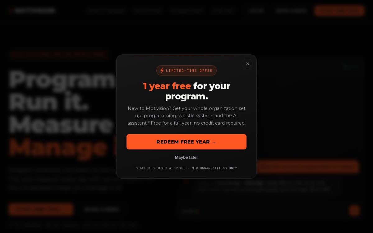 Motivision website preview
