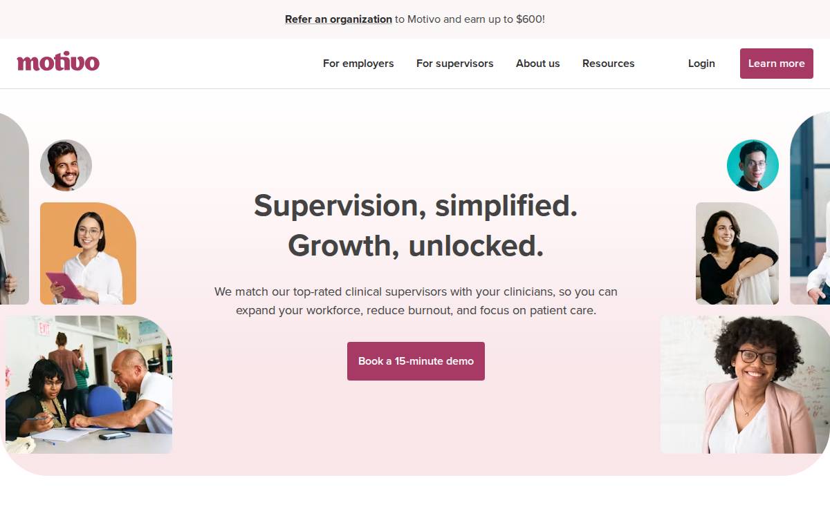 Motivo website preview