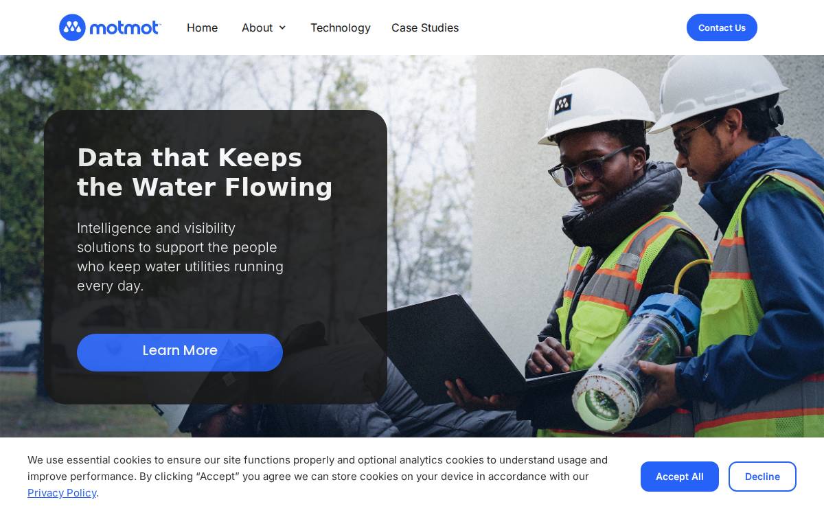 Motmot website preview