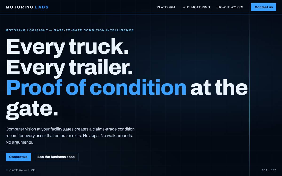Motoring Labs website preview
