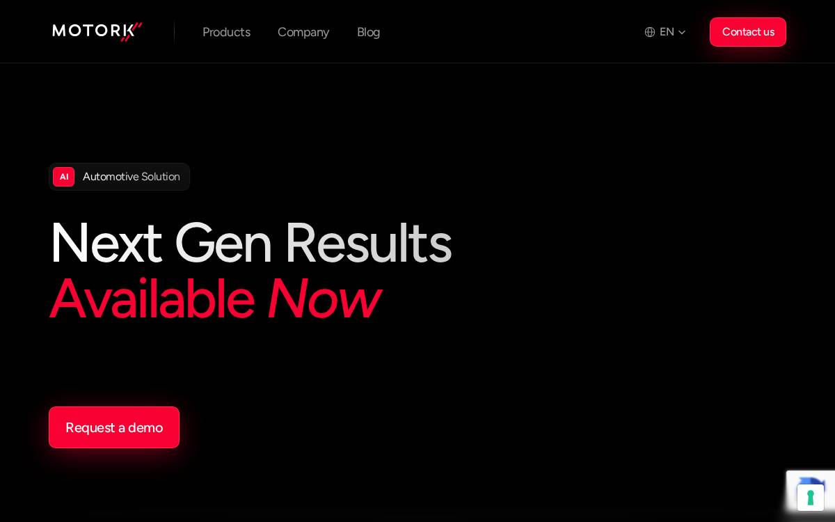Motork website preview