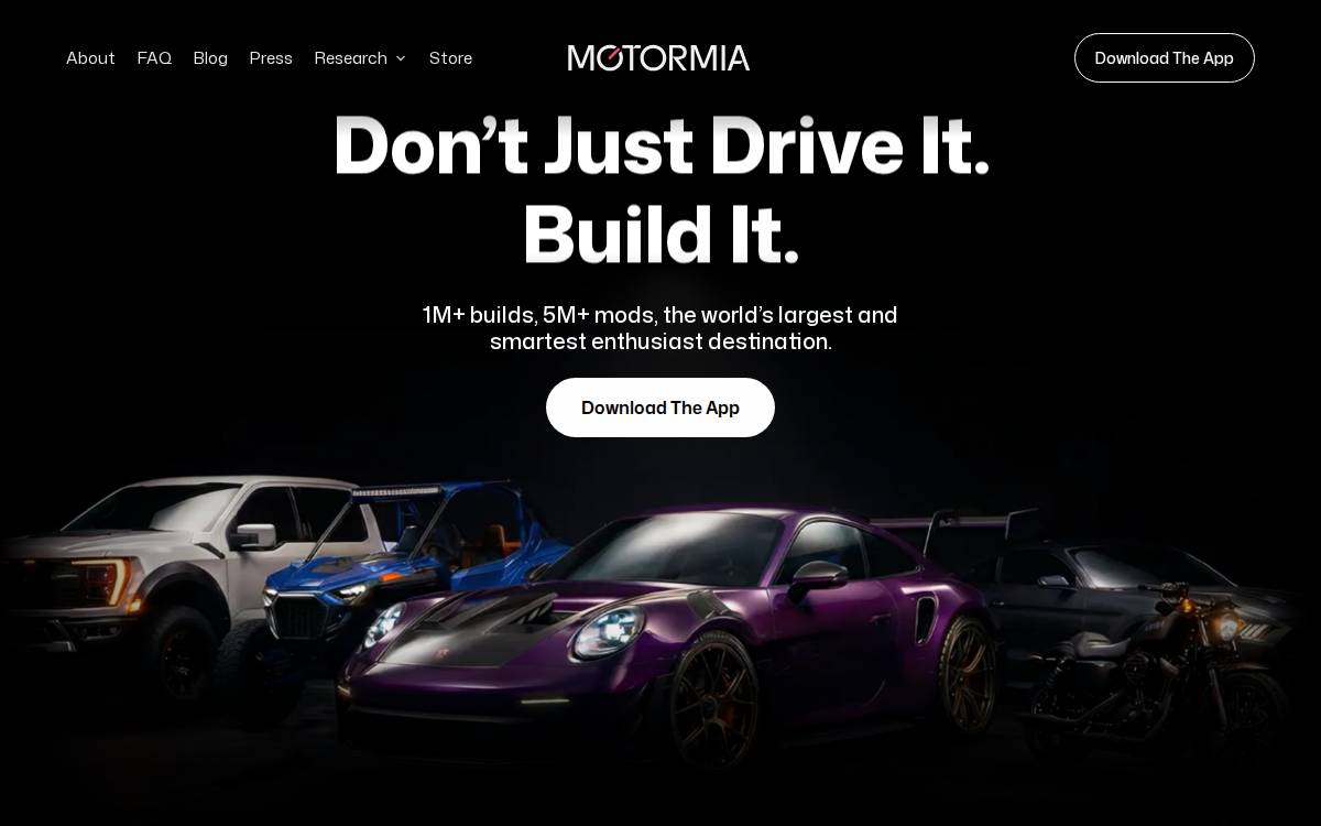 MotorMia website preview