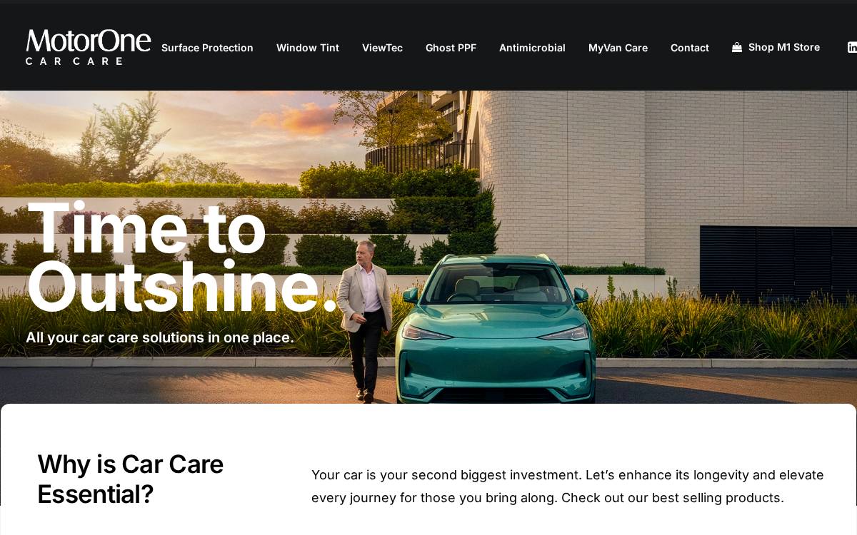 Motorone website preview