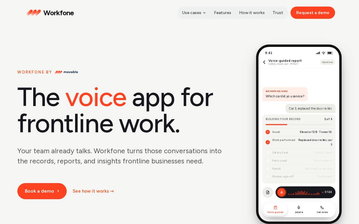 movable voice website preview