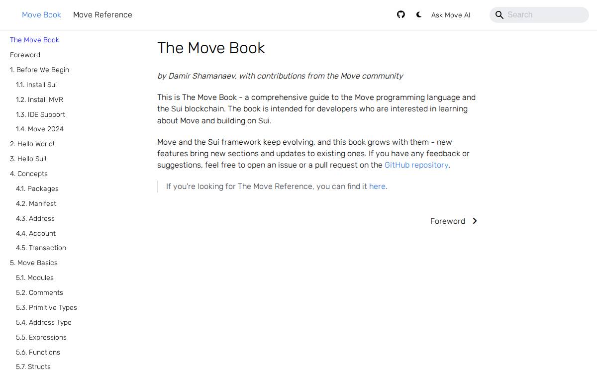 Move website preview