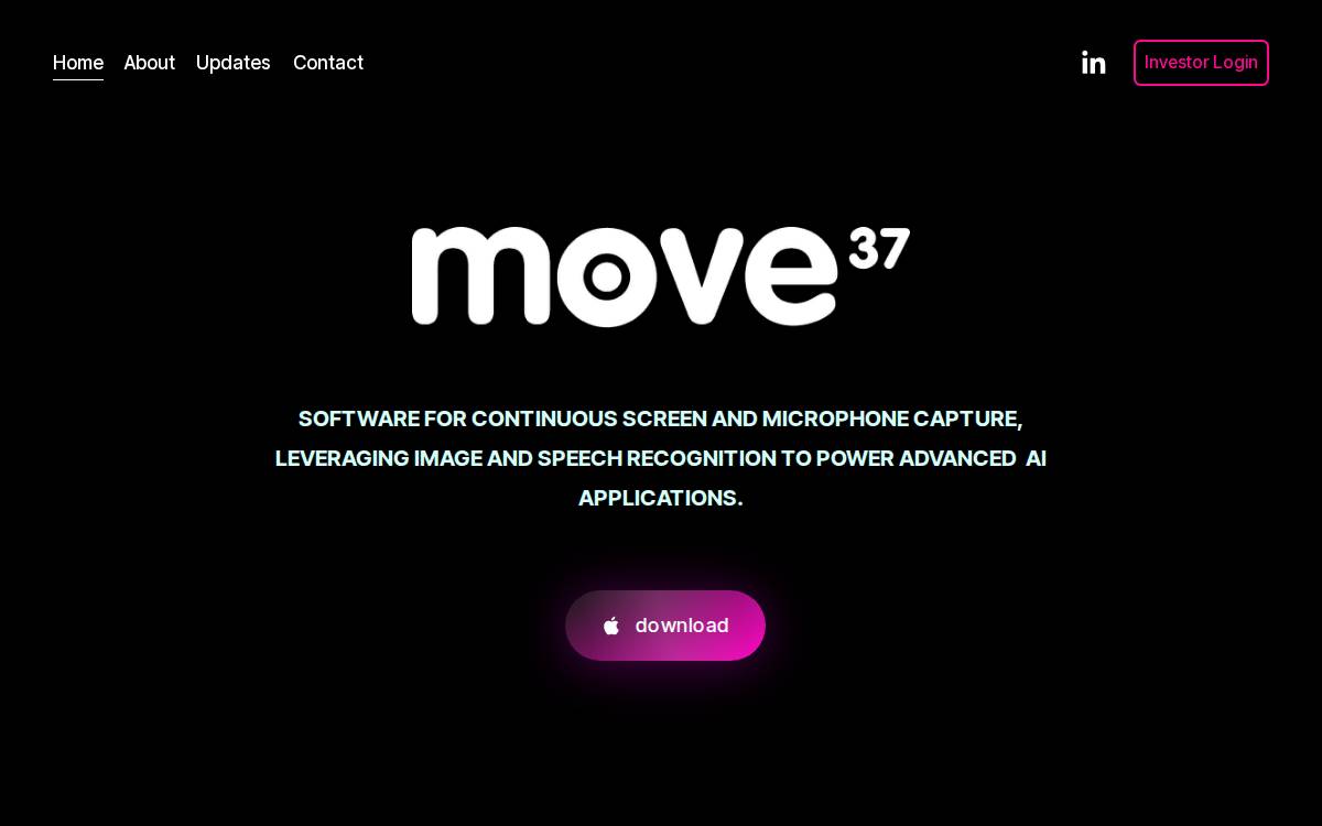 Move37 website preview