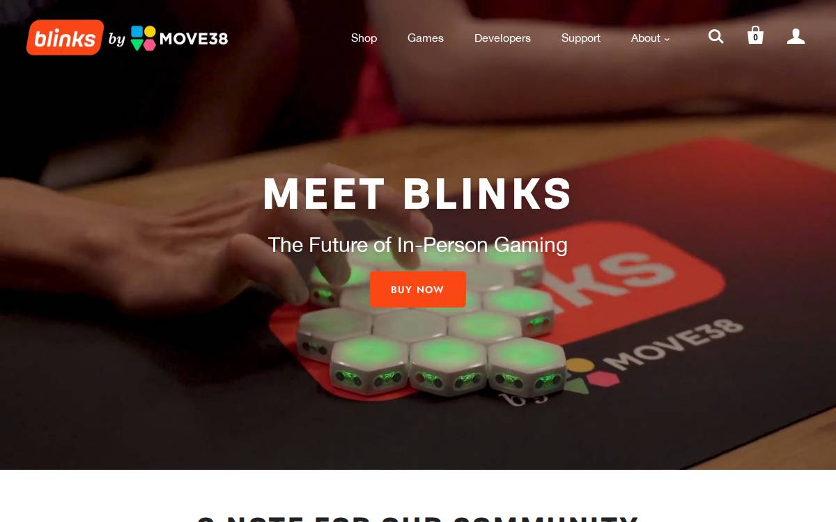 Move38 website preview