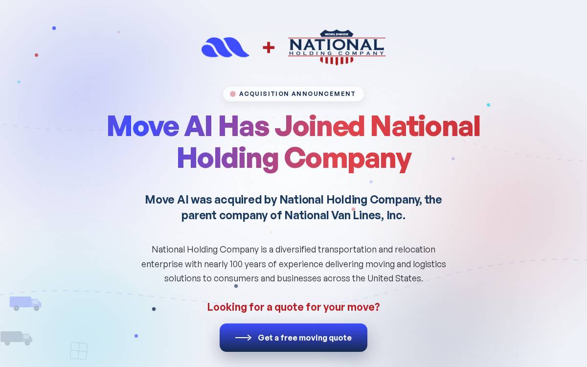 Moveai website preview