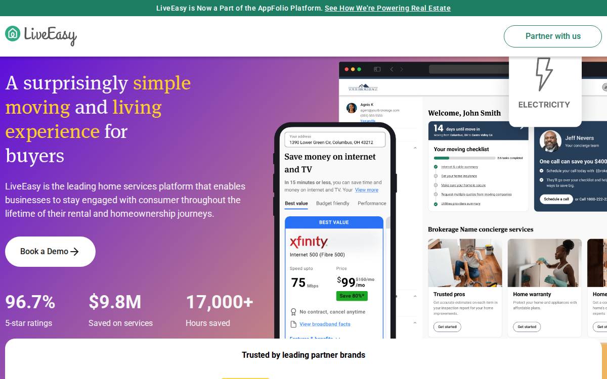 Moveeasy website preview