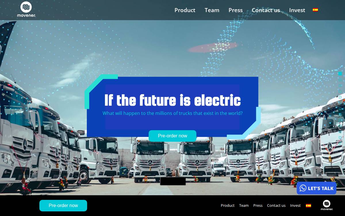 Movener Epower website preview