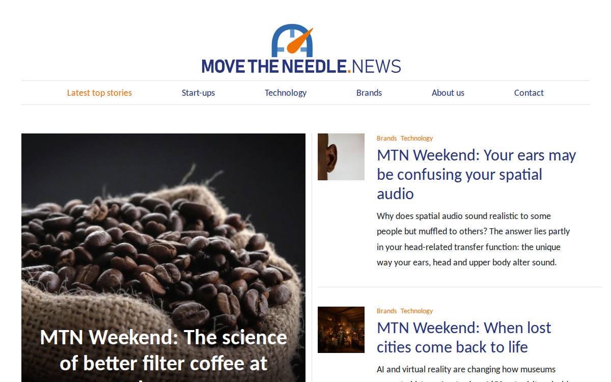 Movetheneedle website preview