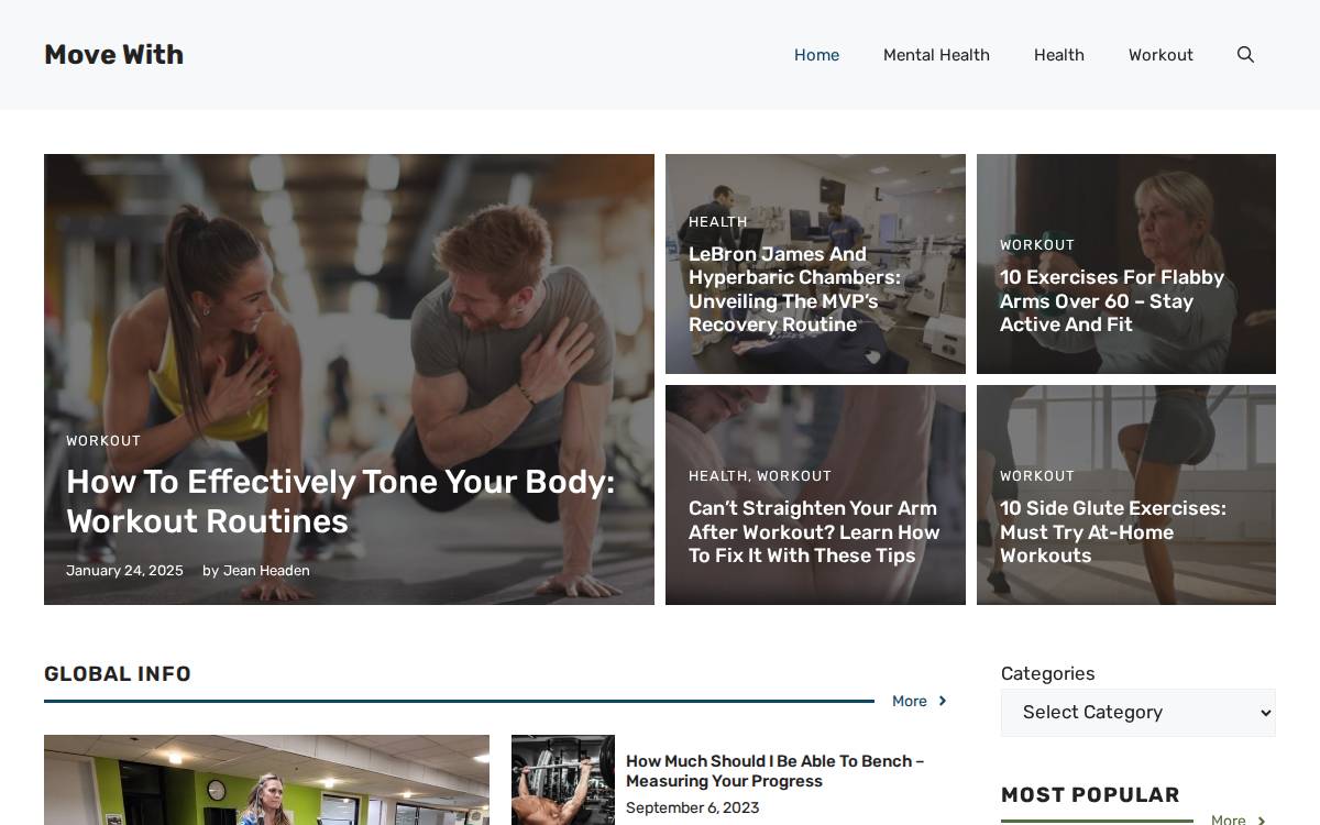 MoveWith website preview