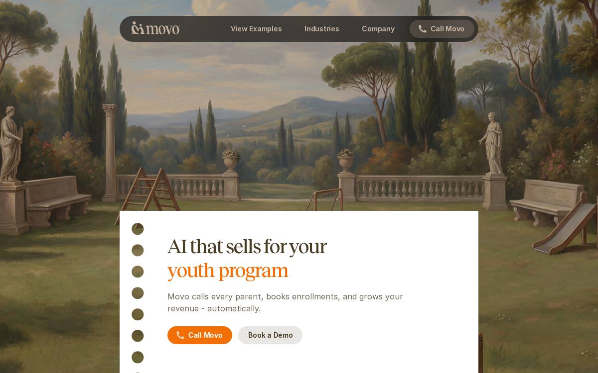 Movo website preview