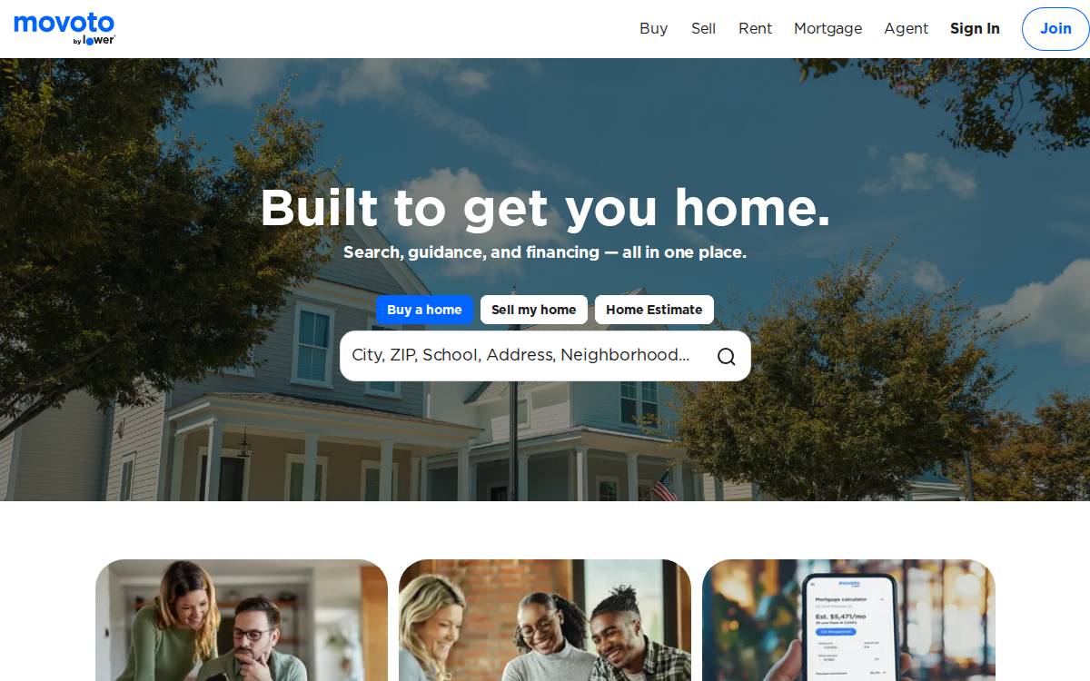 Movoto website preview