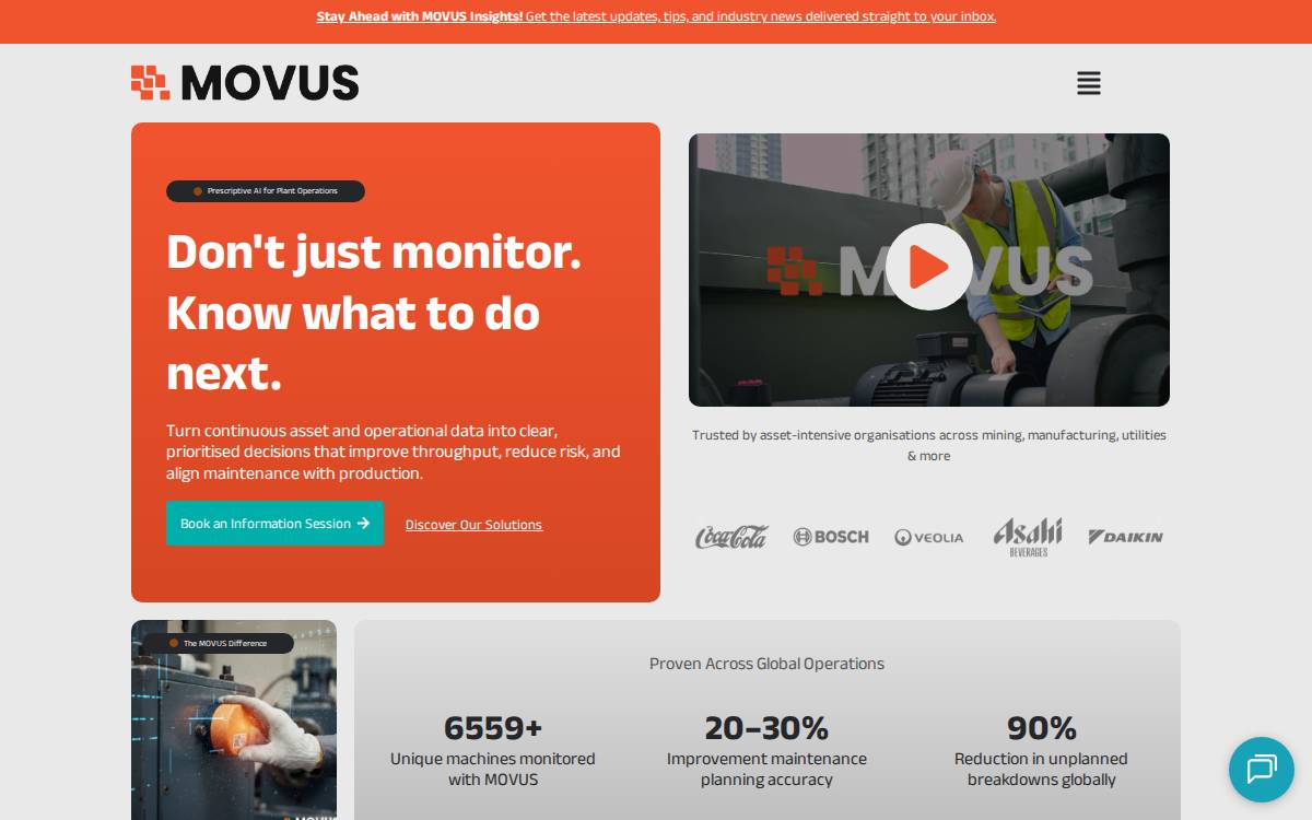 Movus website preview