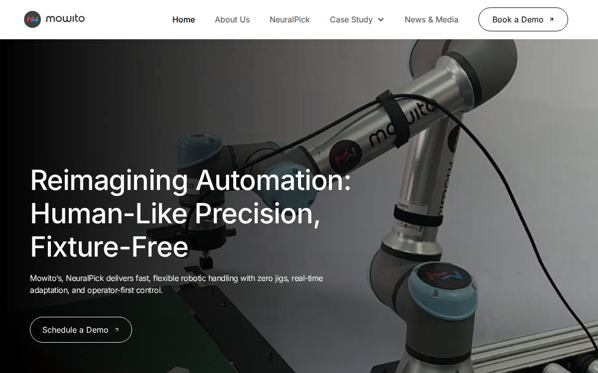 Mowito website preview