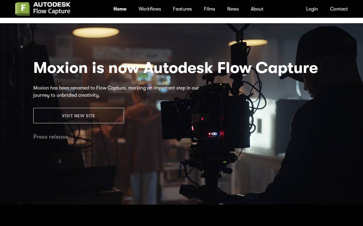Moxion website preview