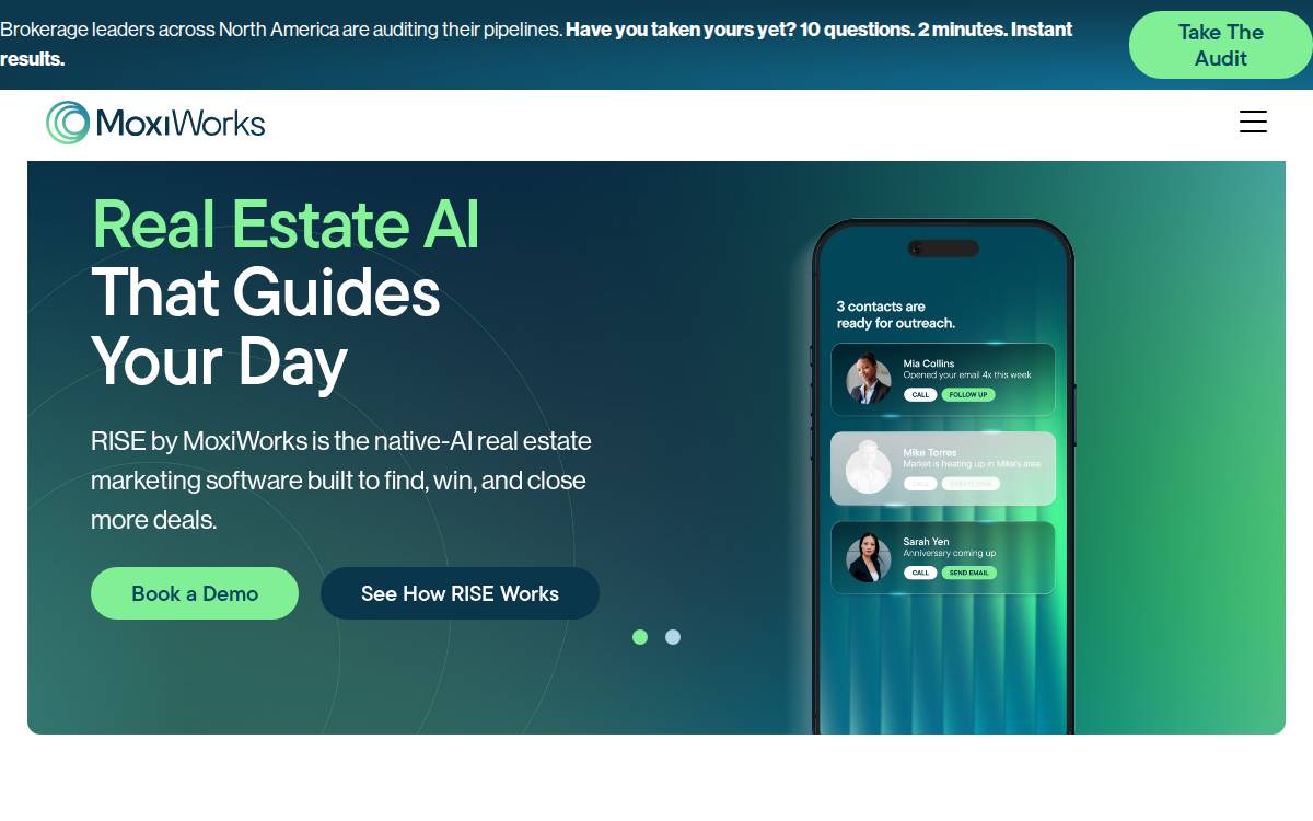 MoxiWorks website preview