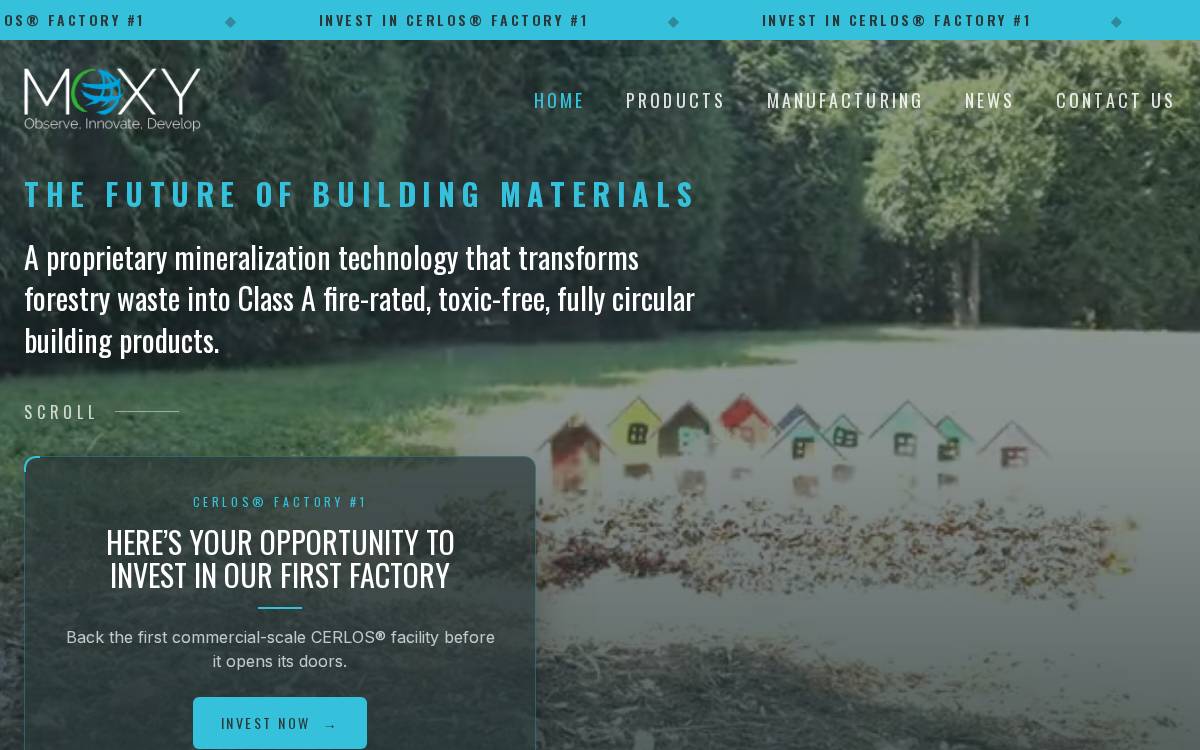MOXY website preview