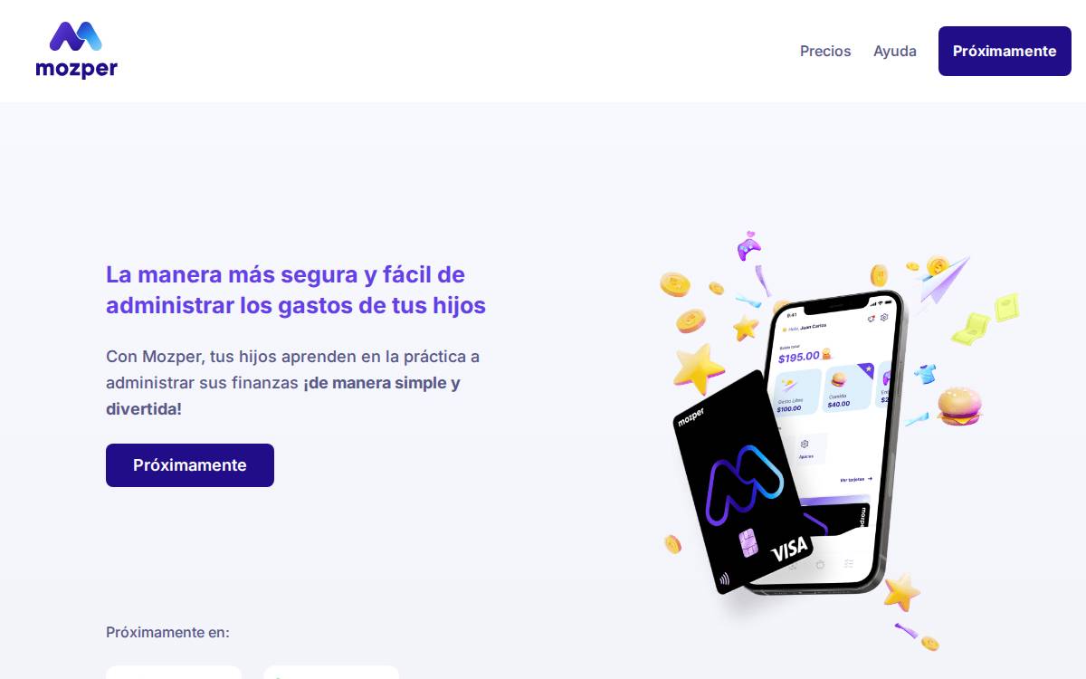 Mozper website preview