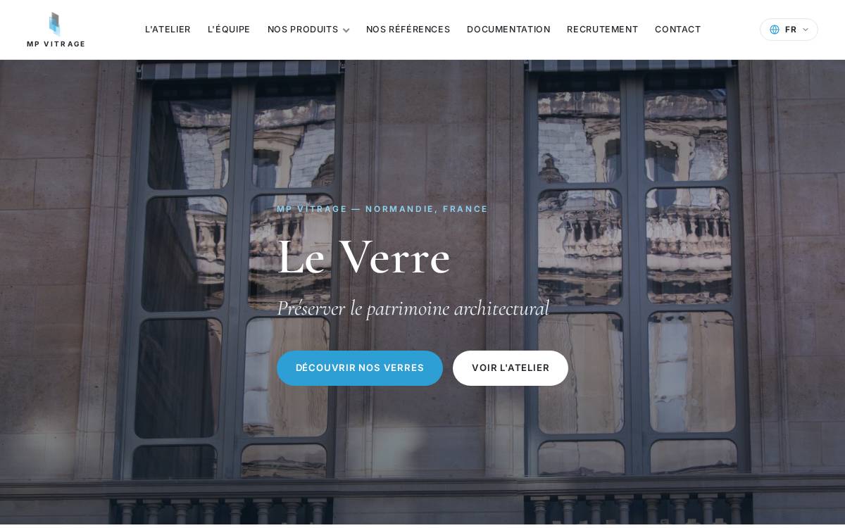 MP Vitrage · EPV website preview
