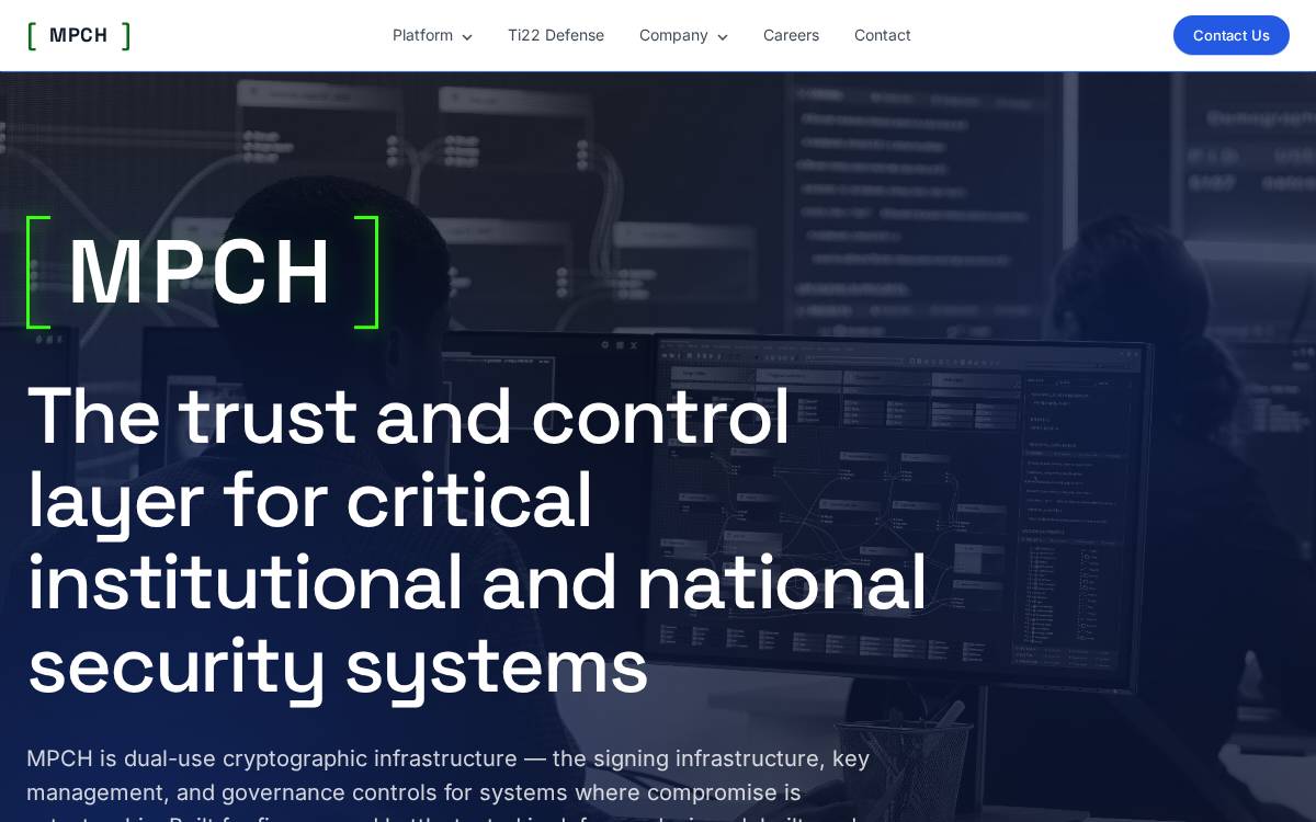 MPCH website preview