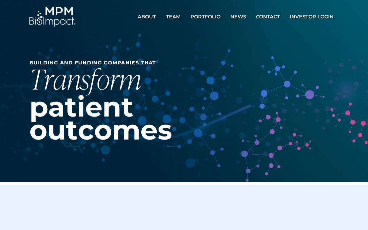 Mpmcapital website preview