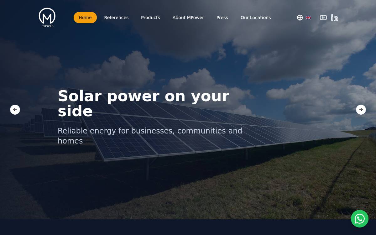 Mpower website preview