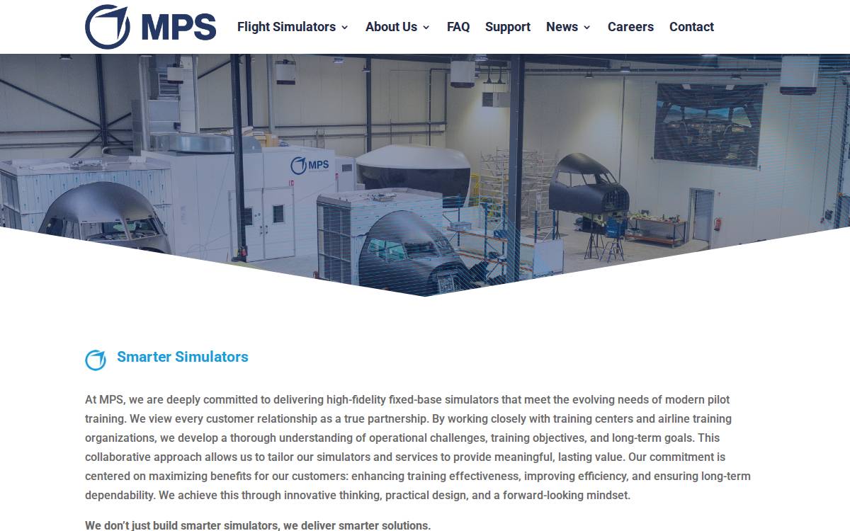 MPS website preview