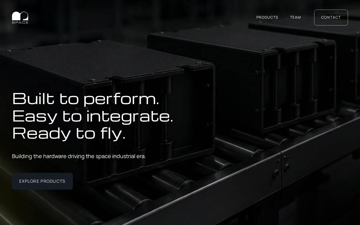 MP Space website preview