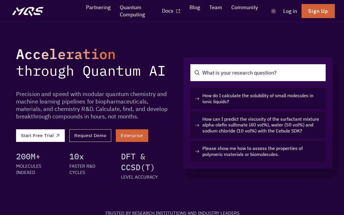 Mqs website preview