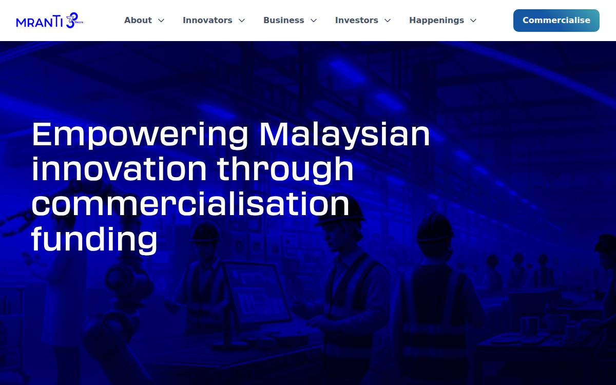 Mranti website preview