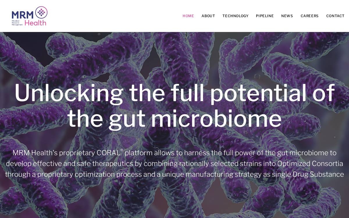 MRM Health website preview