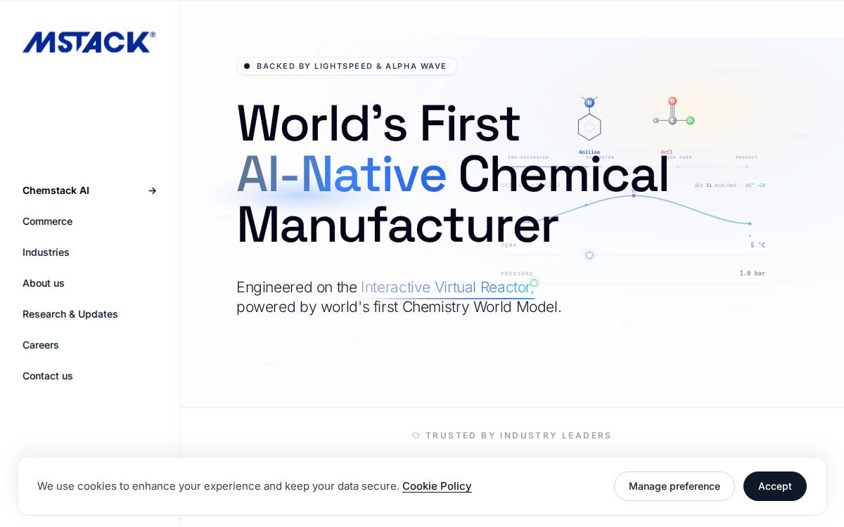 mStack website preview