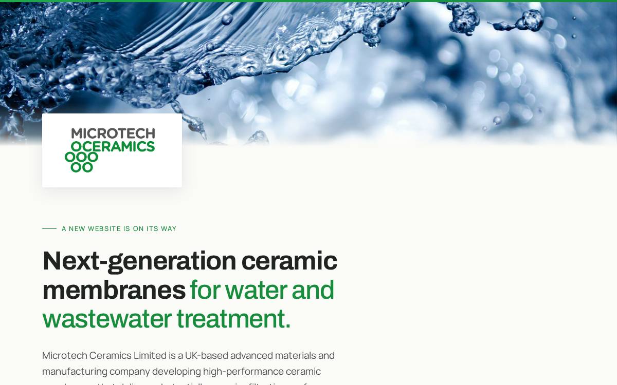 Mtechceramics website preview
