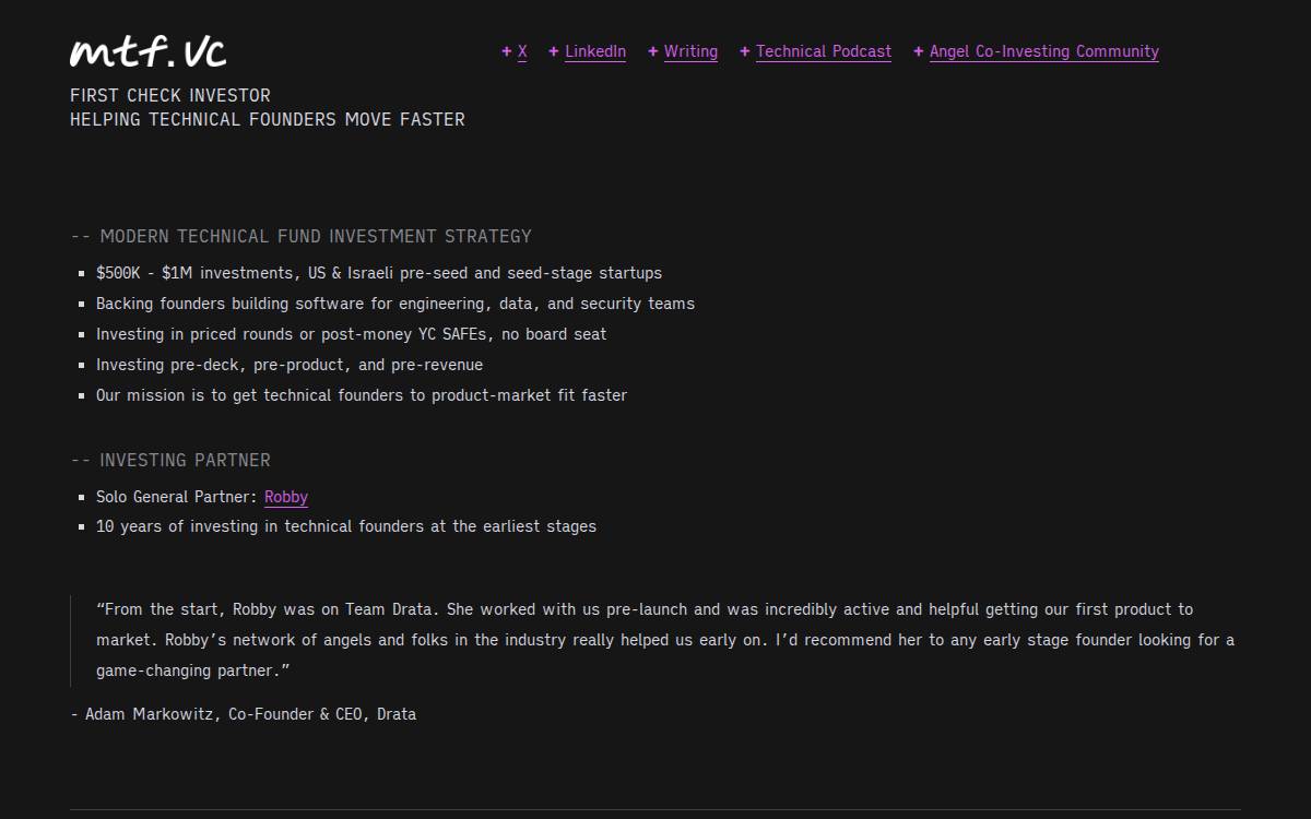 Mtf website preview