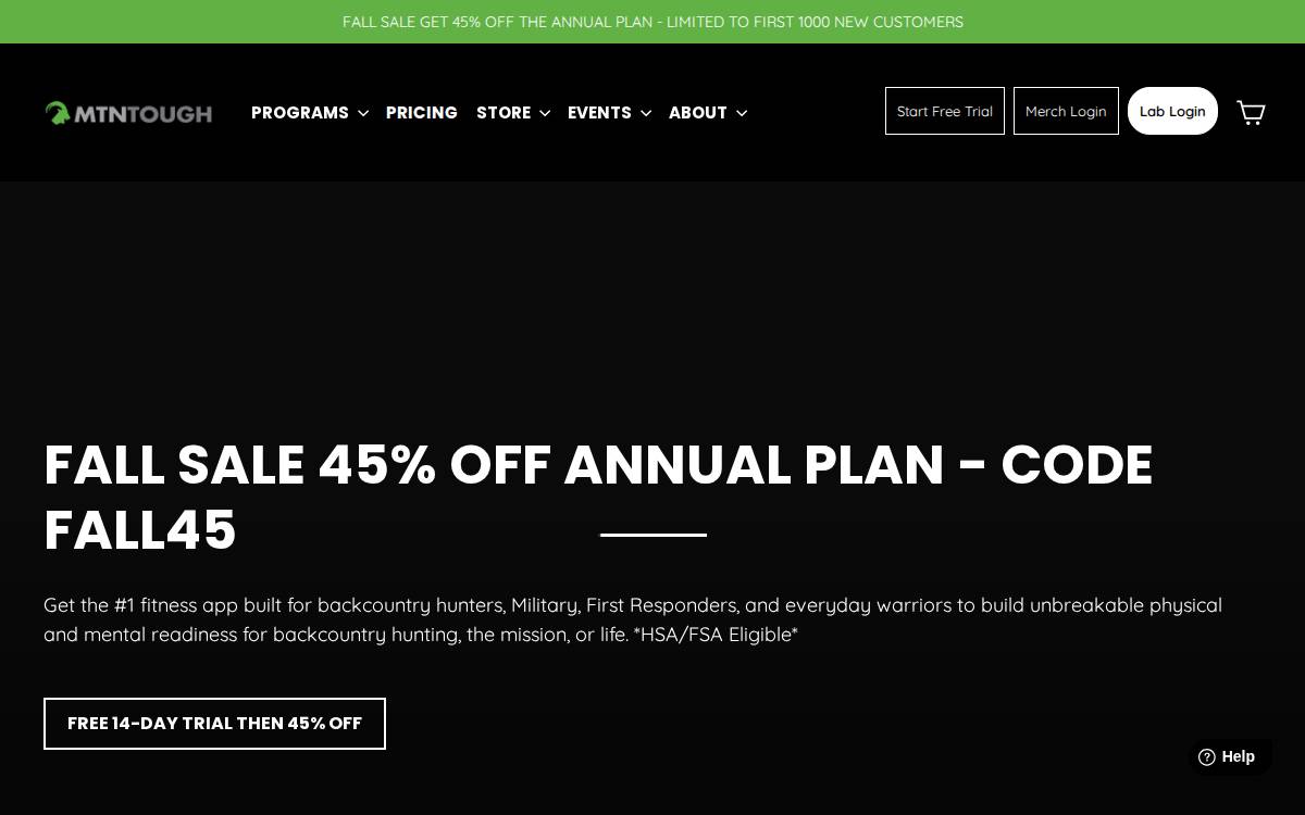 MTNTough website preview
