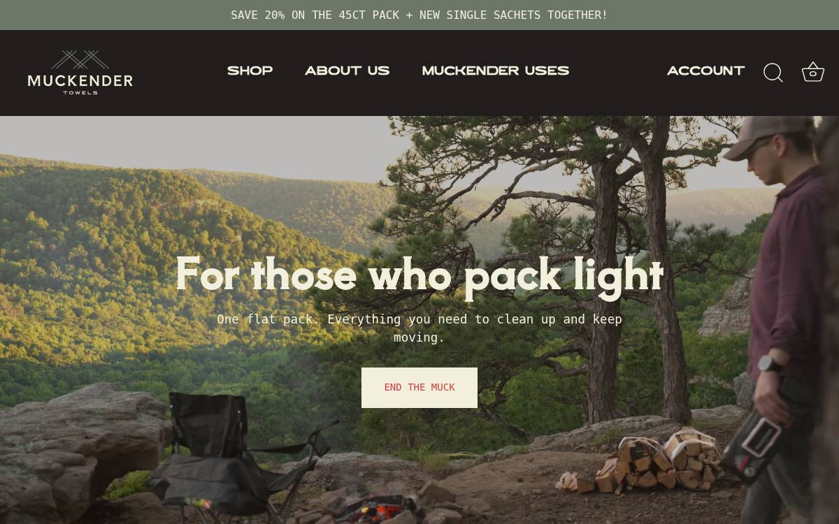 Muckenders website preview