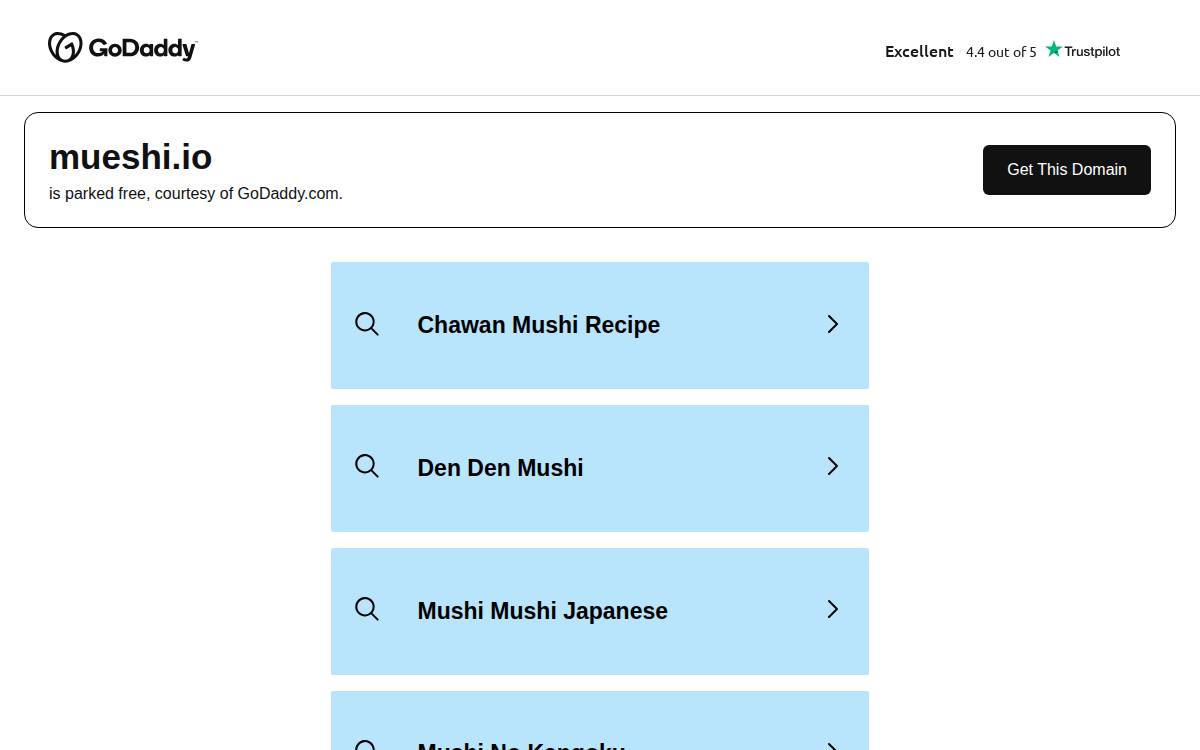 Mueshi website preview