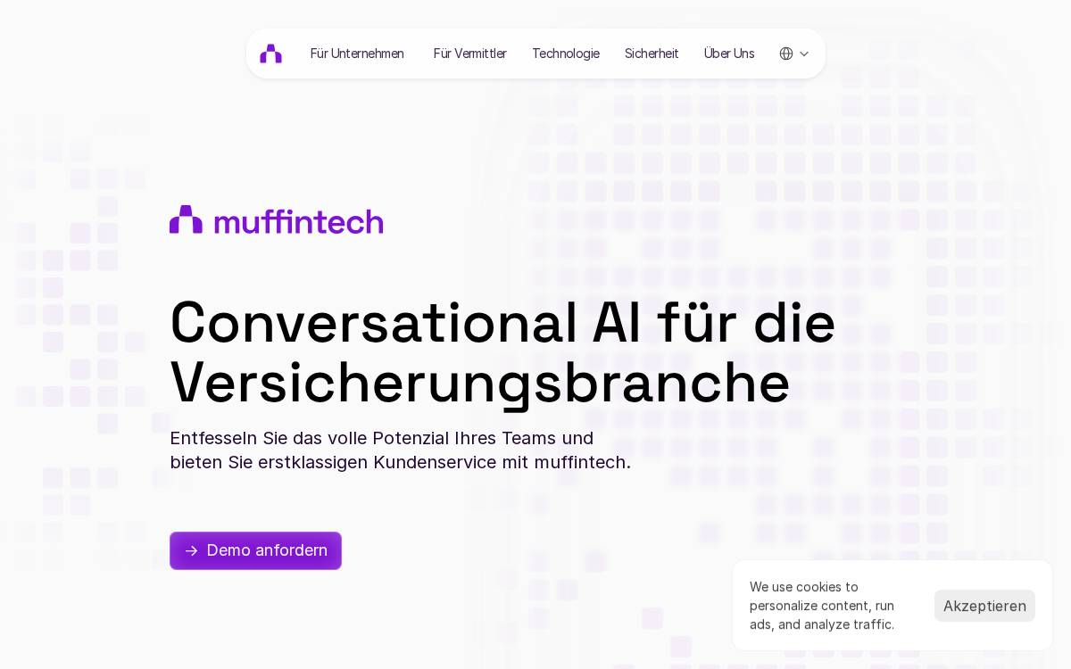 muffintech website preview