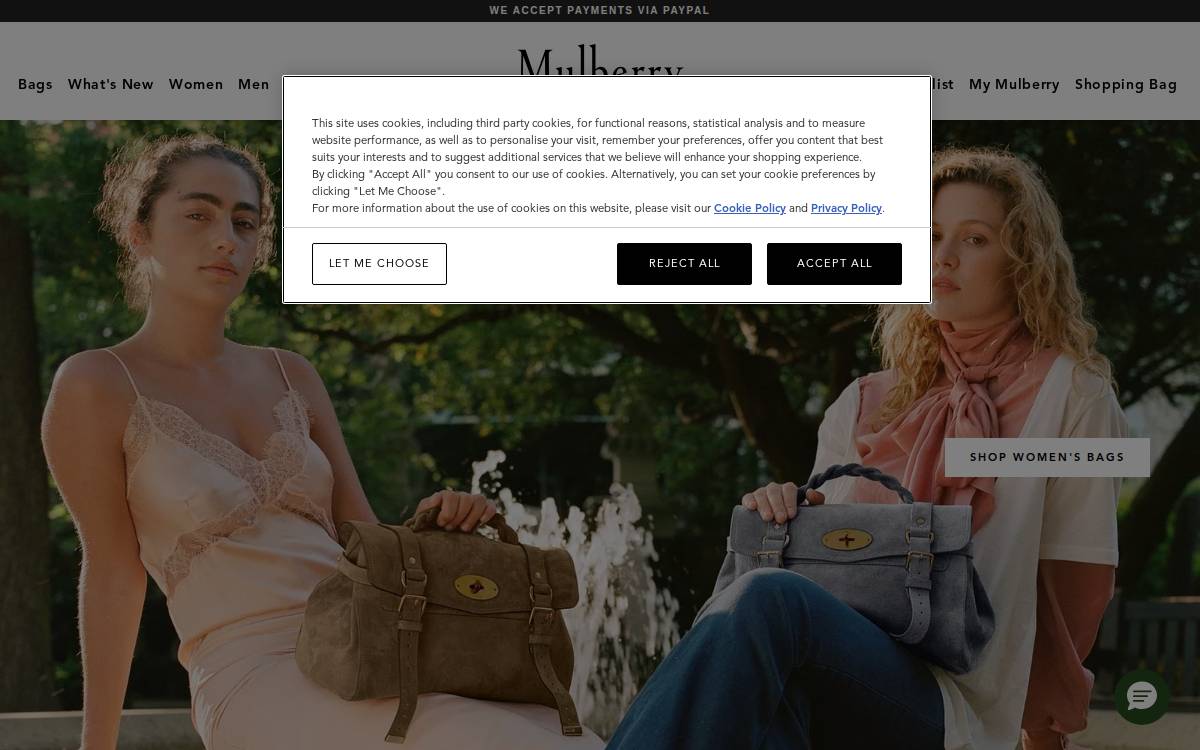 Mulberry website preview