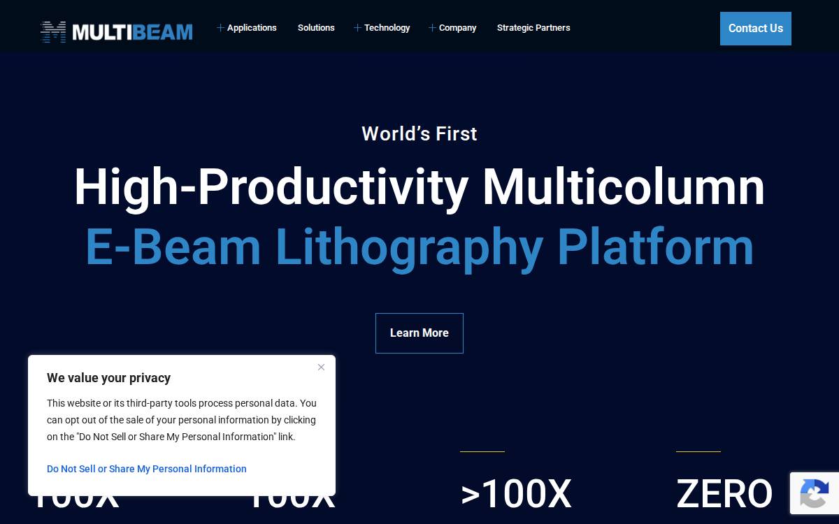 Multibeamcorp website preview
