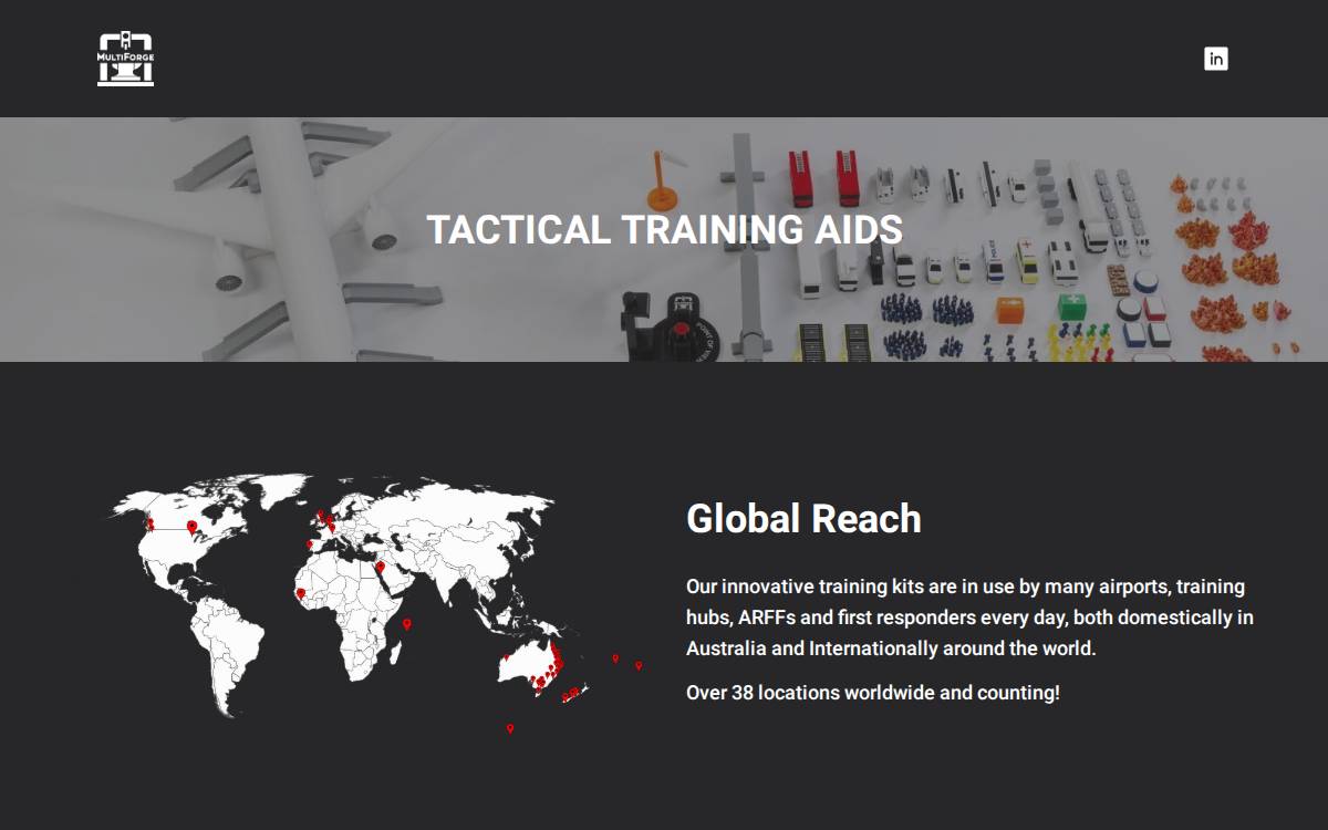Multiforge website preview