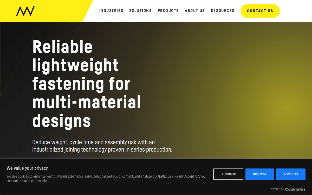 MultiMaterial-Welding AG website preview