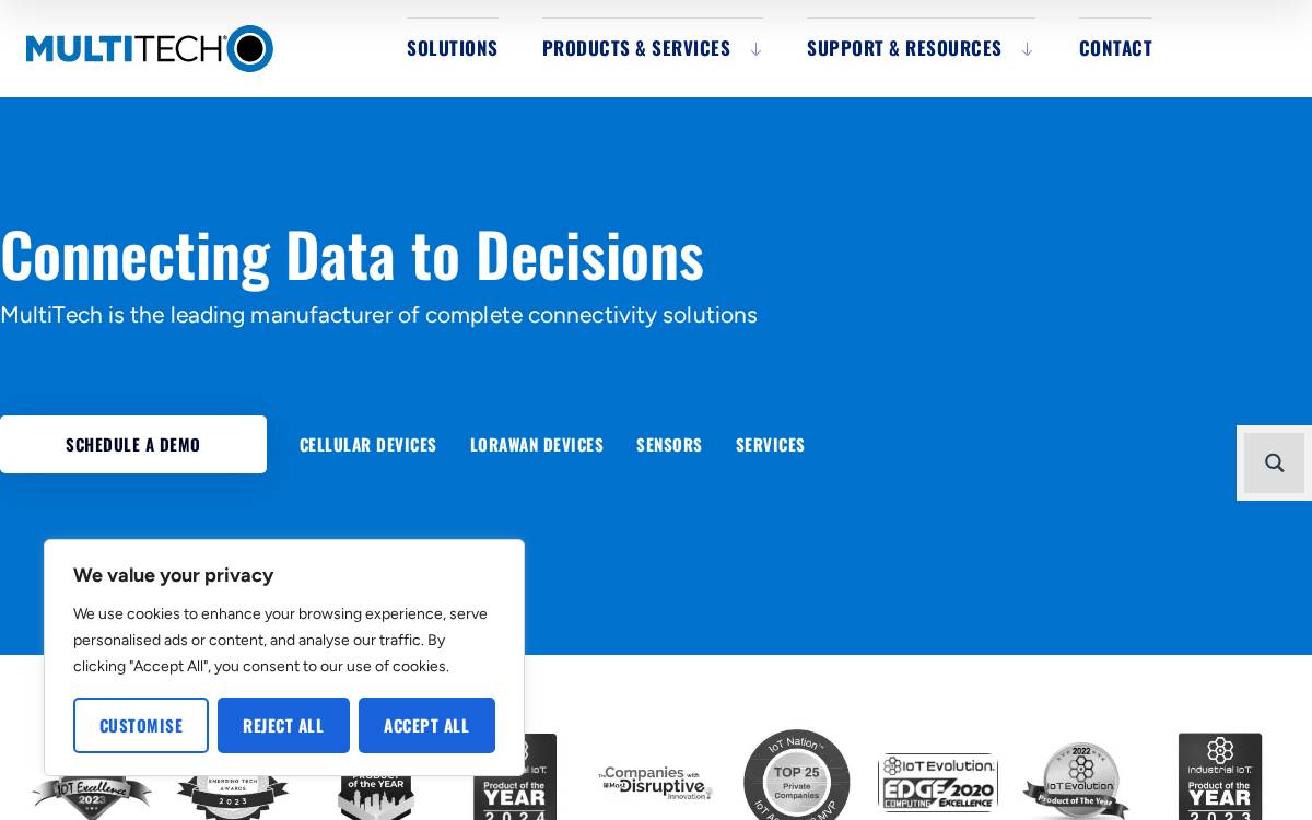 Multitech website preview