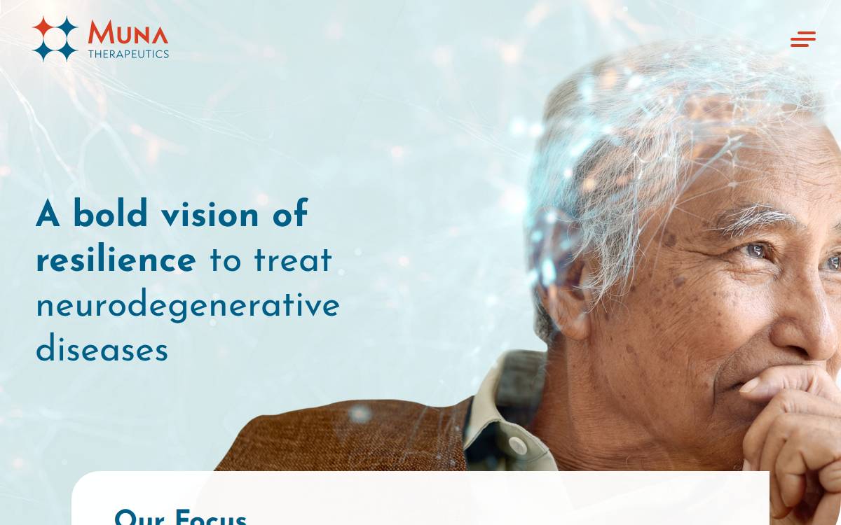 Muna Therapeutics website preview