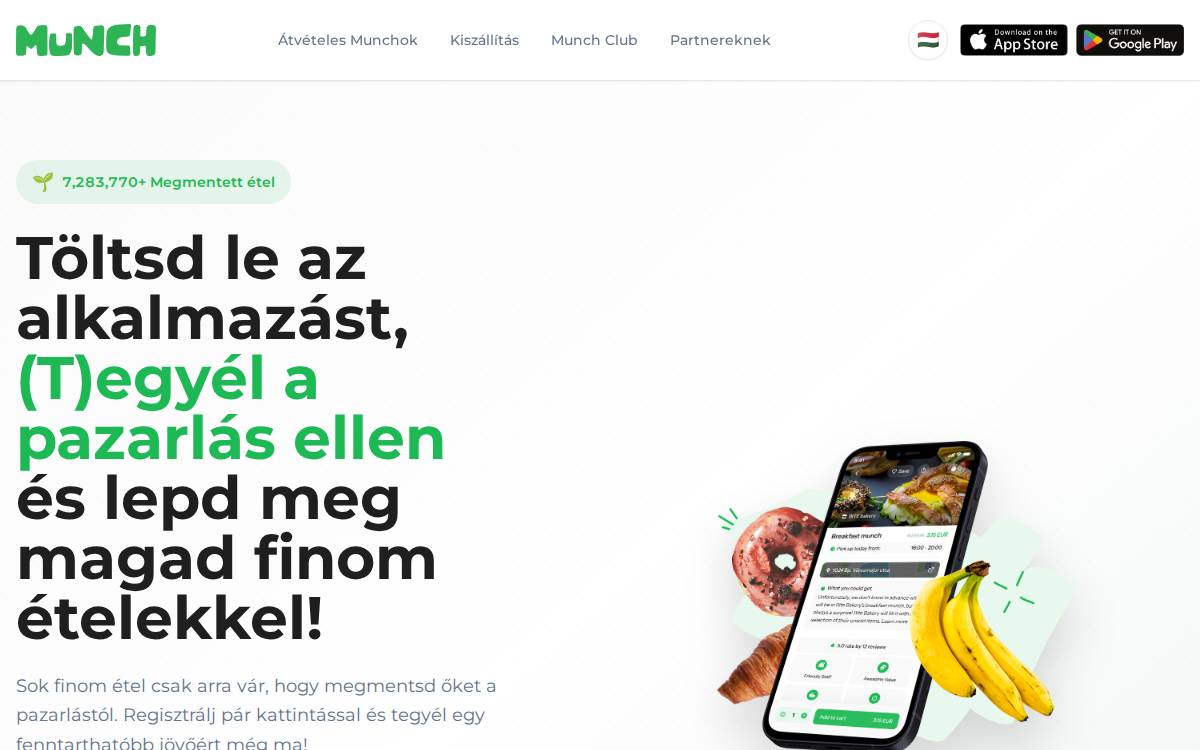 MUNCH website preview