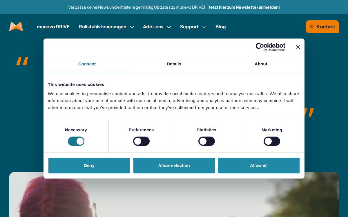 munevo GmbH website preview