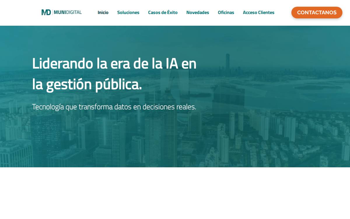 Muni website preview